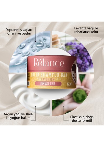 Doğal Katı Şampuan Yıpranmış Saçlar İçin Canlandırıcı Etki 80 gr fırsatları