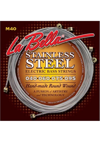 Gitar Aksesuar Bas Tel Labella 4 Telli LB-M40 40-95 (368368)