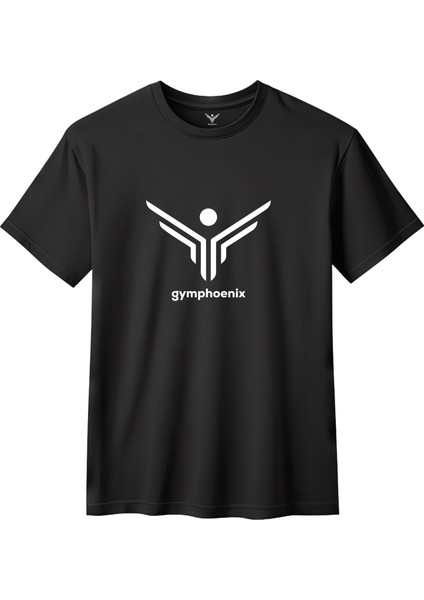 Siyah Büyük Logolu Erkek Tshirt