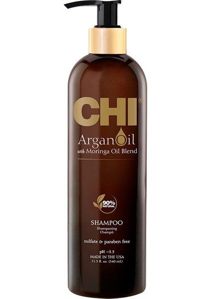 Argan Plus Moringa Oil Parabensiz Sülfatsız Şampuan 340ML