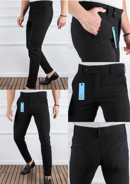 Erkek Düz Kesim Kaliteli Esnek Likralı Bilek Boy Kumaş PANTOLON-7202 modelleri