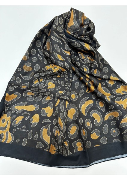 Şekil Desen Ince Pamuk Şal