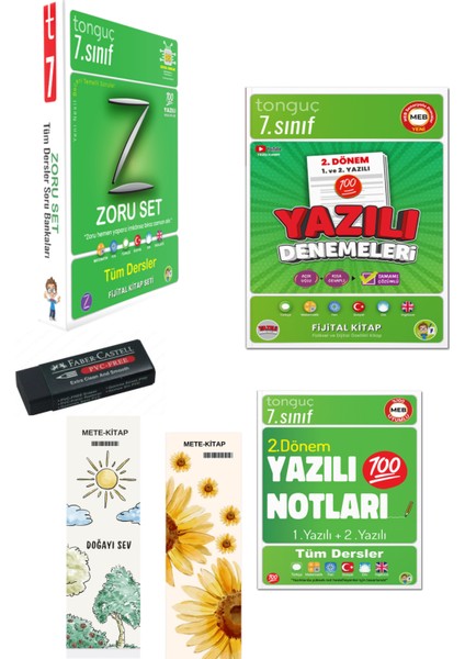 7. Sınıf Zoru Bankası Tüm Dersler Seti 7. Sınıf Yazılı Notları 2. Dönem 1 ve 2. Yazılı7. Sınıf Yazılı Denemeleri 2. Dönem 1 ve 2. Yazılı