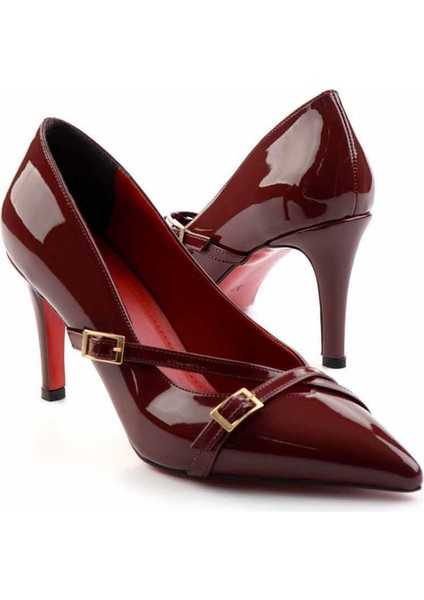 Bordo Kadın Klasik Topuklu Ayakkabı K01455020008 fiyatları