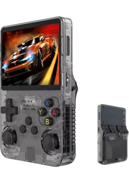 R36S Oyun Konsolu El Atarisi Arkos Işletim Sistemi 64 GB Hafıza 10.000 ve Üzeri Oyun 3.5 Inch Ekran