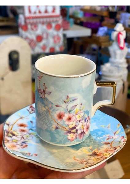 Wındflower 6 Kişilik Türk Kahvesi Fincanı