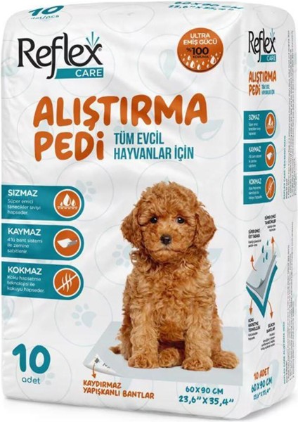 Care Köpek Eğitim Alıştırma Pedi 60X90 Cm 10 Lu