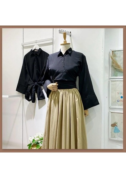 Rstm Butik Bağlamalı Gömlek