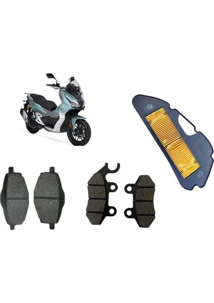 Rks Freccia 150 Bakım Seti Ön-Arka Balata ve Hava Filtresi