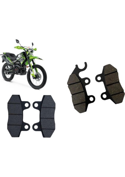 Rks Cross Nr 200 Ön - Arka Fren Disk Balatası Takımı