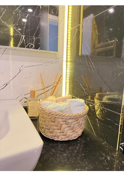 Beyaz Atölyem Banyo Düzenleyici Sepet