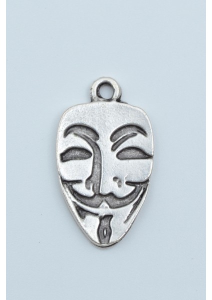 V For Vendetta Gümüş Kaplama Kolye Ucu