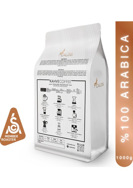 Royal Reserve™ 1000 gr Espresso %100 Arabica Çekirdek Kahve