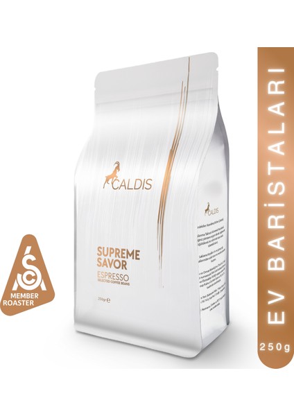 Supreme Savor™ 250 gr Espresso %100 Arabica Çekirdek Kahve