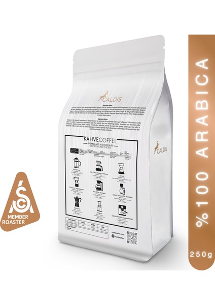 Supreme Savor™ 250 gr Espresso %100 Arabica Çekirdek Kahve