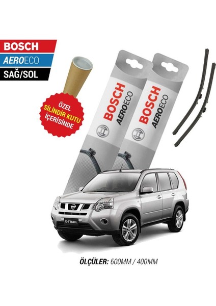 Nissan X-Trail 2008 Silecek Takımı Bosch Aeroeco
