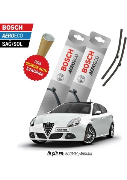 Alfa Romeo Giulietta 2015 Silecek Takımı Bosch Aeroeco