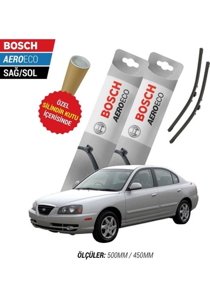 Hyundai Elantra 2010 Silecek Takımı Bosch Aeroeco