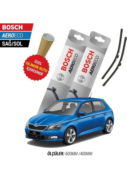 Skoda Fabia 2021 Silecek Takımı Bosch Aeroeco