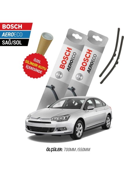 Citroen C5 2011 Silecek Takımı Bosch Aeroeco