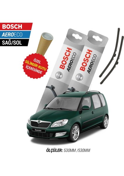 Skoda Roomster 2013 Silecek Takımı Bosch Aeroeco