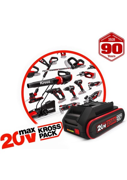 KAC20 20VOLT Li-Ion Krosspack Akü Şarj Cihazı