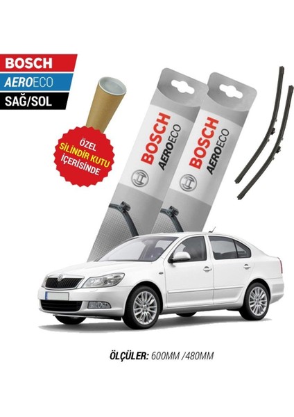 Skoda Octavia 2011 Silecek Takımı Bosch Aeroeco