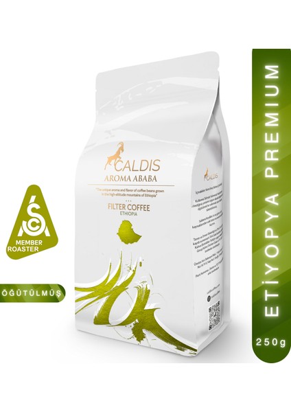 Aroma Ababa™ 250 gr Etiyopya Yöresel Öğütülmüş Filtre Kahve