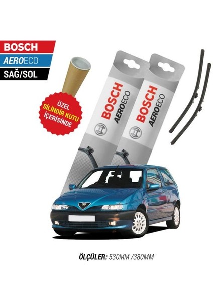 Alfa Romeo 145 1997 Silecek Takımı Bosch Aeroeco