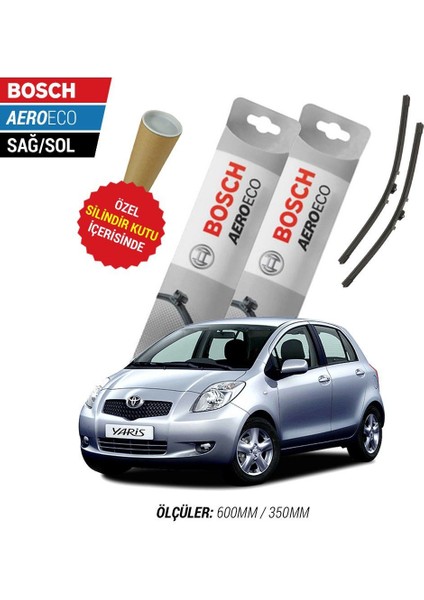 Toyota Yaris 2006 Silecek Takımı Bosch Aeroeco