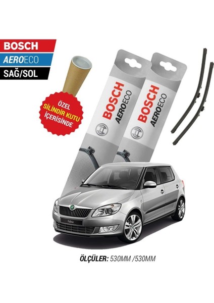 Skoda Fabia 2007 Silecek Takımı Bosch Aeroeco