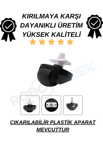 Roborock Q5 Pro, Q5 Pro Plus Uyumlu Yedek Tekerlek