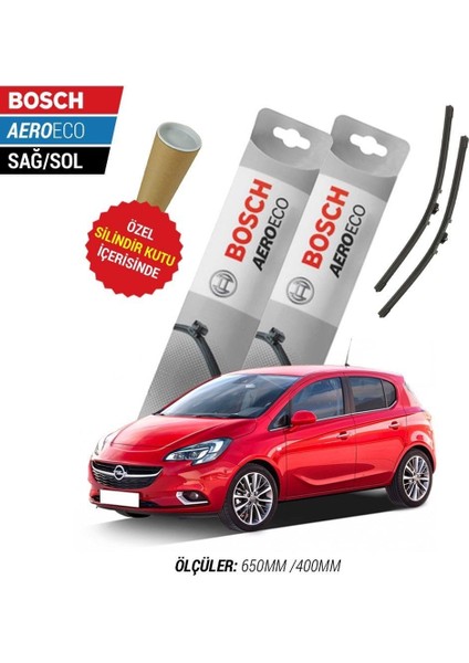 Opel Corsa E 2019 Silecek Takımı Bosch Aeroeco