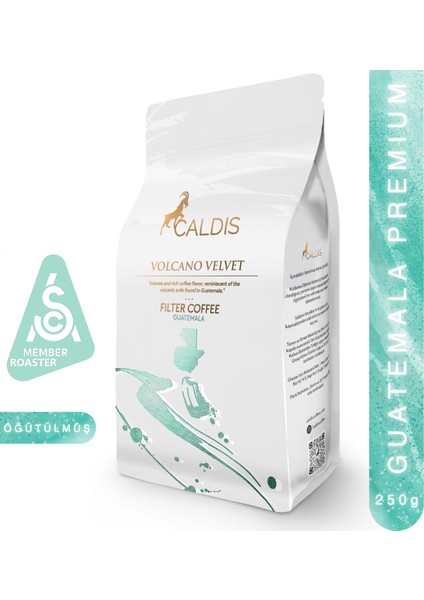 Volcano Velvet™ 250 gr Guatemala Yöresel Öğütülmüş Filtre Kahve