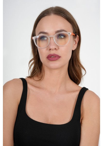 1065 C202 49 Olivier Philippe Mavi Işık Koruyucu Gözlük