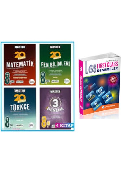 Okyanus 8. Sınıf Lgs Master Matematik Fen Türkçe Lgs Genel Deneme Seti