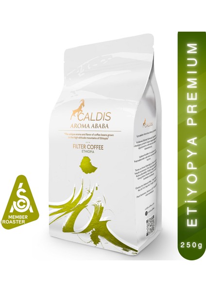 Aroma Ababa™ 250 gr Etiyopya Yöresel Çekirdek Filtre Kahve