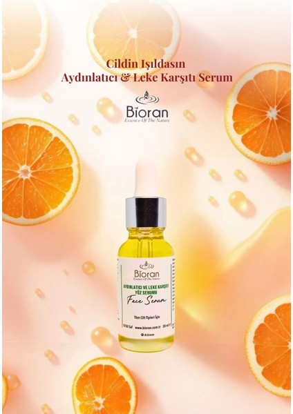 Aydınlatıcı ve Leke Karşıtı Cilt Serumu - 20 ml | %100 Doğal Cilt Bakımı fırsatları