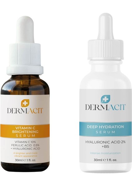 Cilt Aydınlatıcı & Yoğun Nemlendirici Serum Seti