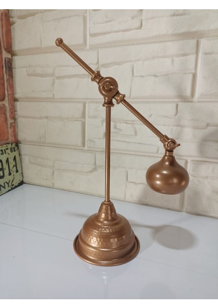 Metal Masa Lambası Bakır Rengi