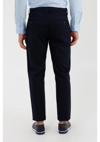 Lacivert Slim Fit Chino Pantolon fırsatları