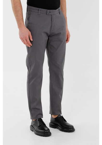 Antrasit Comfort Fit Chino Pantolon modelleri