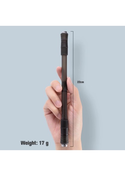 LightDance 7 Renkli LED Işıklı Döner Kalem - Çocuklar için Eğlenceli ve Eğitici Spinner Kalem 22 cm x 1.6 cm Kaymaz Polipropilen fiyatları