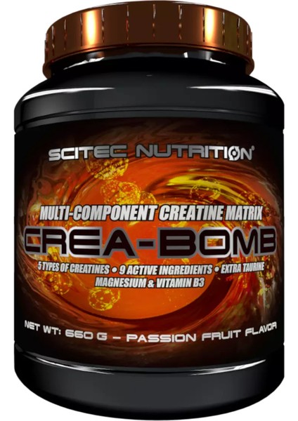 Creatine-Bomb Kreatin Monohidrat - Mikronize Kreatin - Kre-Alkalyn 660 gr - 110 Servis
