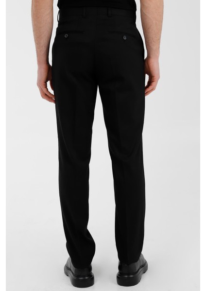 Siyah Comfort Fit Klasik Pantolon modelleri