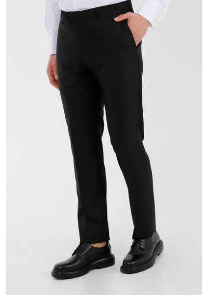 Siyah Comfort Fit,klasik Pantolon modelleri
