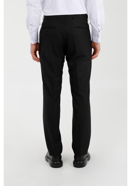 Siyah Comfort Fit,klasik Pantolon fırsatları