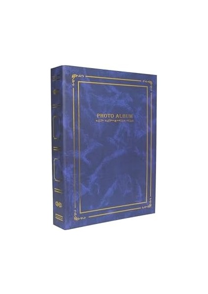 15 x 21 cm 200 Fotoğraf Kapasiteli Ciltbezli Lüks Fotoğraf Albümü Mavi fiyatları