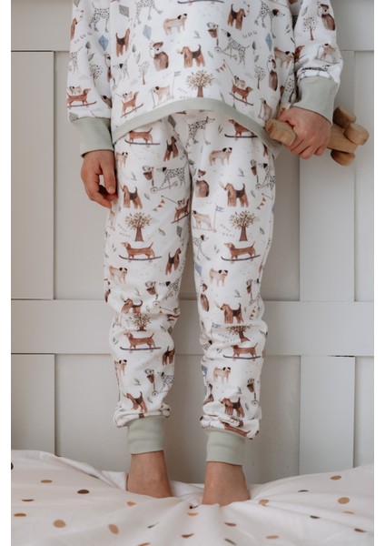 Bebek Çocuk Pijama Takımı 1.0 Tog, Modal & Pamuk - Köpekler