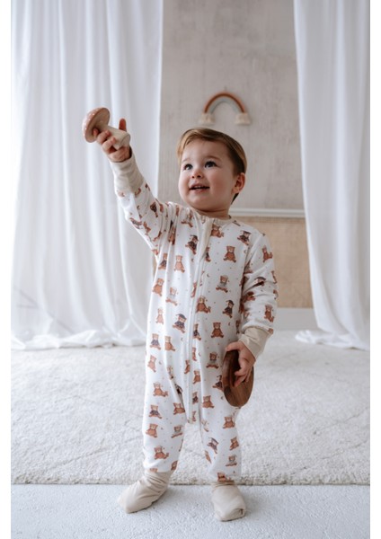 Bebek Çocuk Pijama Takımı 1.0 Tog, Modal & Pamuk - Teddy